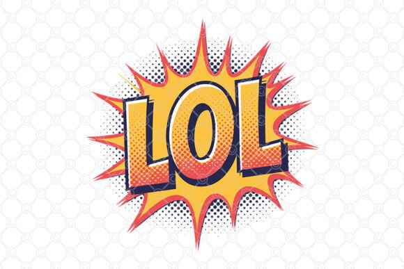 Download LOL SVG -014, Pop Art Comic Book LOL SVG - Premium Resources