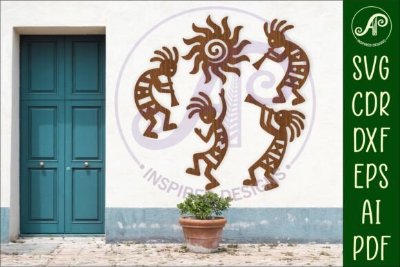 Download Kokopelli Laser Cut Outs SVG File - Svg file Collection