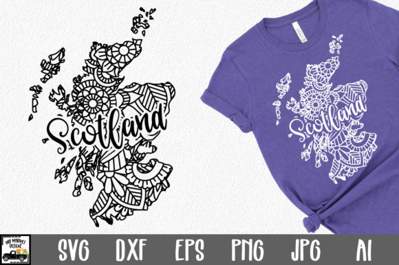 Download Scotland SVG File - Scotland Mandala - Premium Bundle