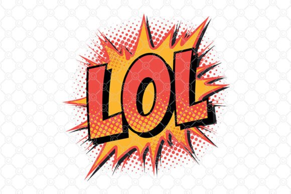 Download LOL SVG -012, Pop Art Comic Book LOL SVG - Premium Resources