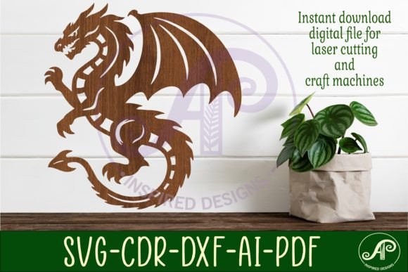 Download Dragon Wall Art Sign, SVG File. Vector - Svg file Collection