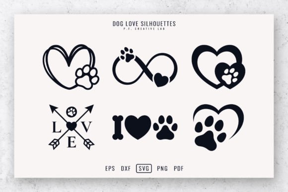 Download Dog SVG Paw Prints Pet Love Bundle - Dog svg Collection