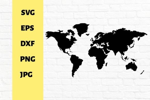Download World Map Svg File - Premium Bundle