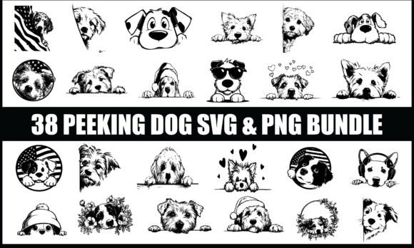 Download Peeking Dog SVG Bundle, Pet Lover Gifts - Dog svg Collection