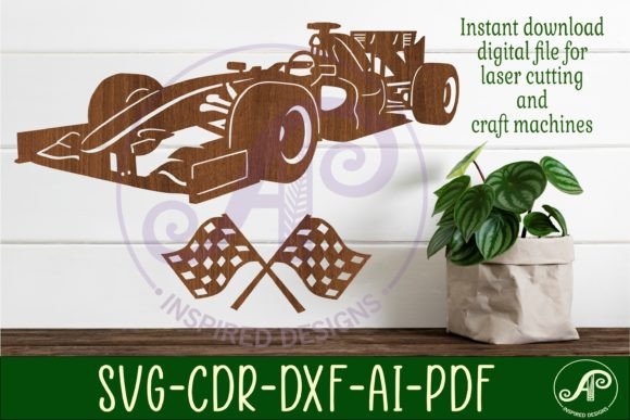 Download Race Car Wall Sign, SVG File. Vector Cut - Svg file Collection