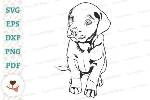 Download Labrador Puppy Dog Svg Vector Cut Files - Dog svg Collection