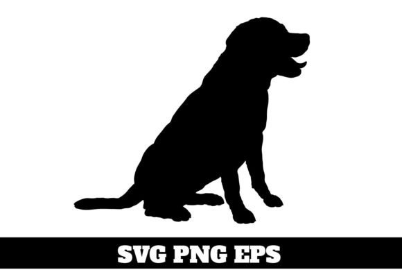 Download Labrodore Sitting Vector Dog SVG - Premium Resources