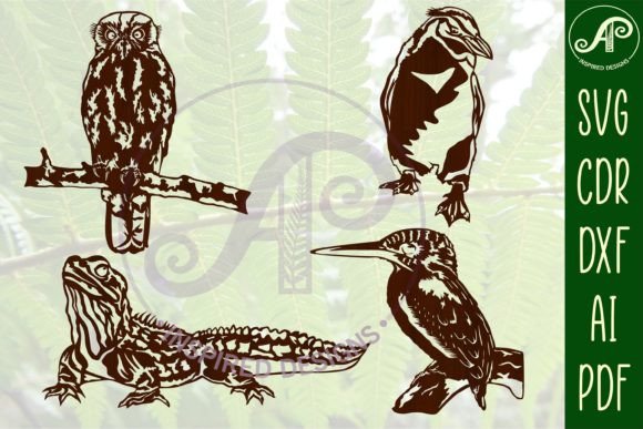 Download New Zealand Native Cut Outs SVG Files - Svg file Collection