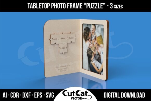 Download Puzzle Photo Frame Laser SVG File Bundle - Svg file Collection