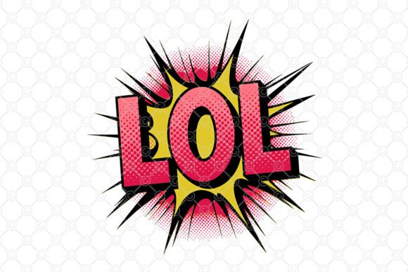 Download LOL SVG -015, Pop Art Comic Book LOL SVG - Premium Resources