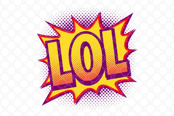 Download LOL SVG -013, Pop Art Comic Book LOL SVG - Premium Resources