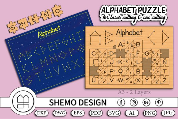 Download Alphabet Puzzle for Cutting - Alphabet puzzle Collection
