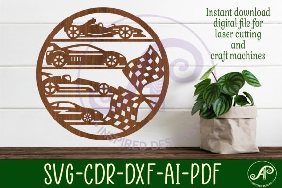 Download Race Car Wall Art Sign, SVG File. Vector - Svg file Collection