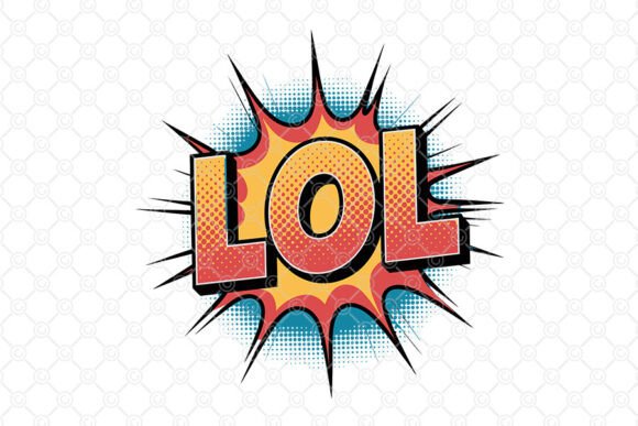 Download LOL SVG -011, Pop Art Comic Book LOL SVG - Premium Bundle